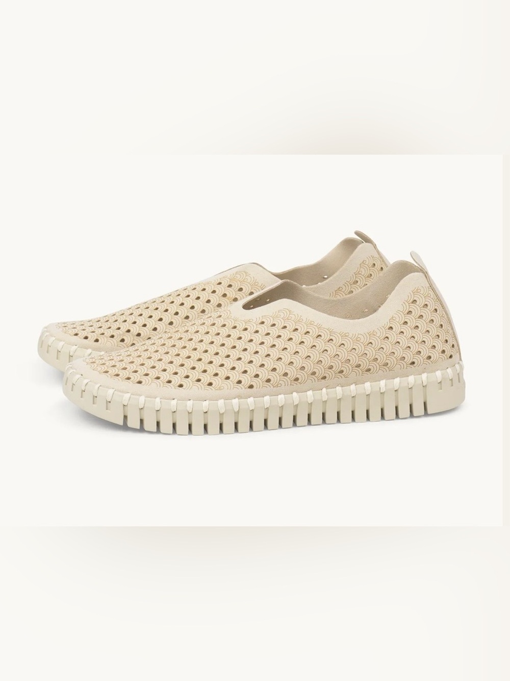 ILSE JACOBSEN HORNBÆK TULIP139 SLIP ON FLATS TAN SZ 42